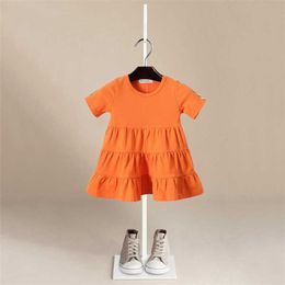 Brand Princess Kids Clothing Dresses Girls Summer All Printed Plaid Children Clothes Tunic Brand Dresses Girl Q0716