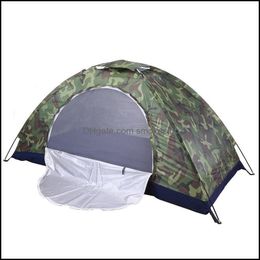 Tents Shelters And Sports & Outdoors Waterproof Beach Tent Sunshelter 2 Persons Tralight Single Layer Cam Anti Uv Awning For Hiking Travelin