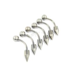 Wholesale Stainless Steel Eyebrow Rings Body Jewelry Point Ball Nose Ring Titanium Piercing Nostril for Men Women