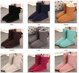 2022HOT SALE Christmas discount promotion Womens boots BAILEY BOW Boots Top quality WGG NEW 3280 Snow Boots for Women