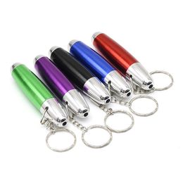 Creative Colourful olive pipe mini small metal key chain convenient detachable tobacco pipes