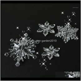 10Pcspack Christmas Decorations For Snowflake Ornaments Crystal Acrylic Diy Bead Curtain Decorative Craft Home Decor Party1 Llhcl Riivu