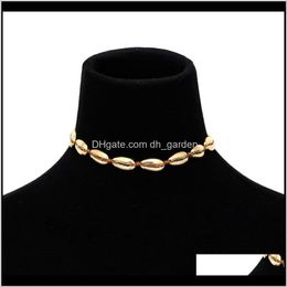 Necklace Shellhard Boho Black Rope Seashell Pendant Necklaces For Bohemian Women Men Jewelry Ps1101 Uxrtg Mcznj