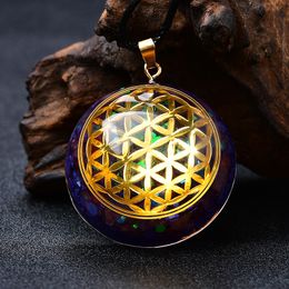 Reiki Orgone Eye Generator Ciondolo Collana Cristallo Chakra Oro Ormus Protezione