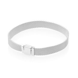 NEW 2021 100% 925 Sterling Silver White Bracelet Fit DIY Original Fshion Jewellery Gift666