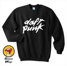 DAFT PUNK PRINTED Sweatshirt COOL ELECTRONIC HOUSE MUSIC ALIVE DANCE DJ Sweatshirts Crewneck Unisex More Colors A207