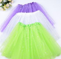 Newborn infant TUTU Skirts Fashion Net yarn Sequin stars baby Girls Princess skirt Halloween costume 11 Colours kids lace skirt