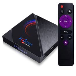 streaming boxes Canada - 1 pcs H96 Max Allwinner H616 Quad Core Android 10.0 TV Box Dual Band 2.4G 5.8G WiFi Smart 4K Streaming Media Player