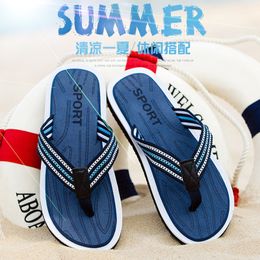 Men Summer Flip Flop Shoes Sandals Male Slipper Indoor Or Outdoor Beach Flip Flops Men Fashion Home Non-slip Breathable Slippers