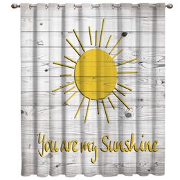 Curtain & Drapes You Are My Sunshine Window Treatments Curtains Valance Room Large Decor Outdoor Indoor Swag Party