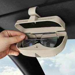 Other Interior Accessories Car Sun Visor Glasses Case Eye Sunglasses Organizer Magnetic Ticket Card Clip Auto Snap-Clip Holder For
