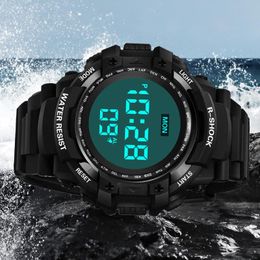 Digital Watch For Men Waterproof Luxury Mens Led Date Sport Outdoor Electronic 2021 Reloj Hombre Wristwatches