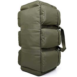Men's Camping 90L Large Capacity Military Tactical Backpack Waterproof Oxford Hiking Camping Backpacks Wear-resisting Travel Bag