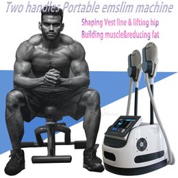 Hiemt RF body contour beauty slimming machine EMSlim Fat Burning 7 Tesla High Intensity Focused Electromagnetic Muscle Build Butt Lift Device