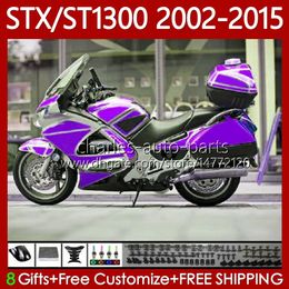 OEM Body For HONDA Pan European ST1300 STX ST 1300 02-15 93No.110 ST-1300 STX1300 New Purple 2002 2003 2004 2005 2006 2007 2008 2009 2010 2011 2012 2013 2014 2015 Fairing