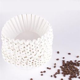 500Pcs 25cm Sheets Commercial Coffee Philtre Paper Basket Coffee Philtres Paper 72XF 210712