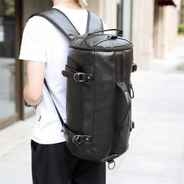 Factory wholesale men bag Korean version the large capacity of mens casual fashion basketball backpack shoulder bags personality