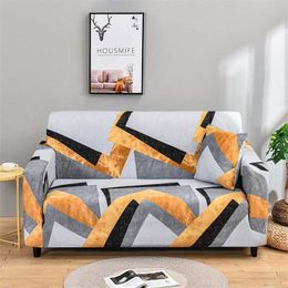 Geometric Sofa Slipcovers Elastic Covers for Living Room funda sofa Chair Couch Cover Towel Home Decor 1/2/3/4-seater 211102