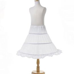High quality 3-12 year Kids Girls Wedding petticoat Girl Princess Party Formal skirt 210331