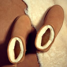 Boots Thickened Fur One Waterproof Non-slip Men's Bread Shoes Plus Velvet Cotton Men And Women Winter Snow