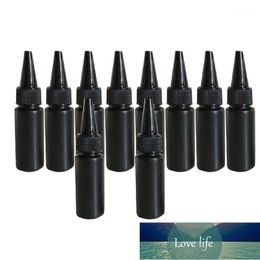 10 PCS/set Black PE Empty Small Glue Bottle Liquid Droppers Bottle Set Empty Dropper Paint Bottles1