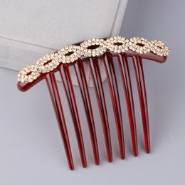 Hair Clips & Barrettes Arrival Elegant Bridal Jewellery Plastic Comb With Rhinestone Combs For Women Girls Wedding Accessories Bijoux