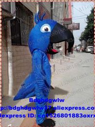 Mascot Costumes Blue Parrot Parakeet Macaw Bird Mascot Costume Adult Cartoon Character Outfit Soliciting Business The Choicest Goods zx872