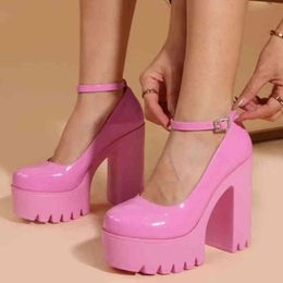 Tacones Altos Tobillo Plataforma Rosa Oferta Online | DHgate.com