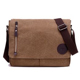 Men's Crossbody Canvas Messenger Bags Leisure Shoulder Casual Travel Package Male Cross Body Fashion Man