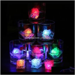 Favour Event Festive Supplies & Garden Gadget Led Coaster Flashing Bulb Cup Mat Colourful Light Up For Club Bar Home Party Holiday Dde3633 272