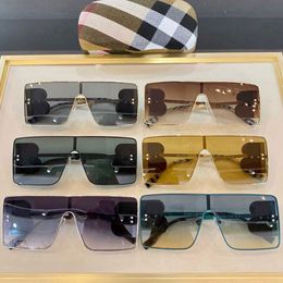 Big box sunglasses 3130 gradient Colour lens brand men and women high-end shopping outdoor dedicated one-piece frame fashion model designer glasses