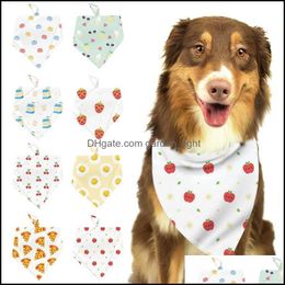 Supplies Home & Gardendeign Large Dog Bandanas Pet Scarf Aessories Bandana Cotton Plaid Washablecollar Cat Grooming Drop Delivery 2021 Wa7Lo