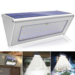 Solar Lamps Outdoor Motion Sensor 3/4 Optional Modes 38/48 LED Wireless Waterproof Security Wall Light for Front Door Yard