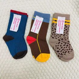 3 Pair Spring New Baby Socks Newborn Cotton Boys Girls Fashion Leopard Toddler Socks Baby Accessories 0-3 Years 210413