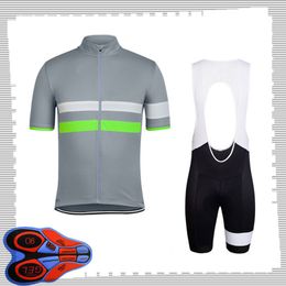 RAPHA team Cycling Short Sleeves jersey (bib) shorts sets Mens Summer Breathable Road bicycle clothing MTB bike Outfits Sports Uniform Y21041452