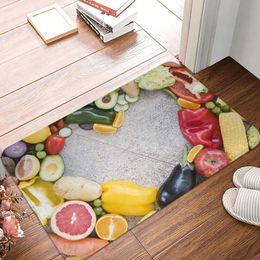 Carpets Fruits And Vegetables Doormat Bedroom Modern Polyeste Carpet Entrance Home Balcony Anti-slip Floor Rug Door Mat Foot Pad