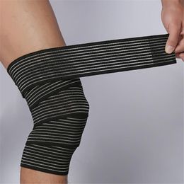 Pairs Knee Elbow Wrist Ankle Support Elastic Wrap Sport Bandage For Basketball Football Running Leg Or Hand Protect THANKSLEE & Pads
