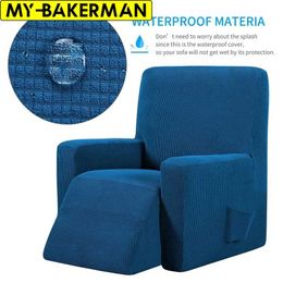 Armchair Soft Chair Covers Furniture Protector Non-slip Recliner Chair Cover Protector Elastic All-inclusive Massage Sofa Cover 211102