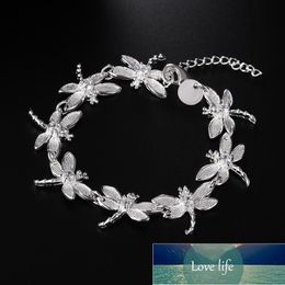 New 925 Silver Complete Dragonfly Chain Bracelet For Feminine Charm Wedding Engagement Fashion Evening Party Jewe Factory price expert design Quality Latest Style