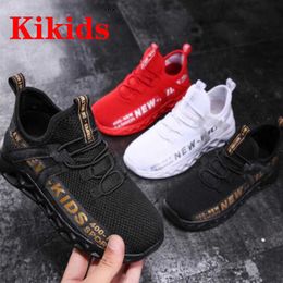Kikids Running Sneakers Summer Children Sport Shoes Tenis Infantil Boy Basket Footwear Lightweight Breathable Girl Enfant Shoes X0703