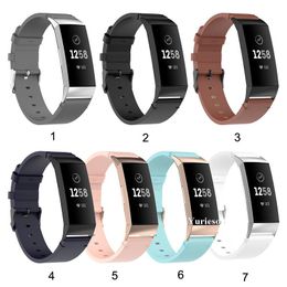 Leather Band For Fitbit Charge 3 4 Smart Bracelet Band Strap For Fitbit Charge 3 4 3E Geniune Watch Replacement wholesale