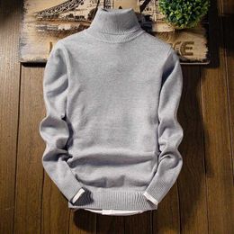 Cashmere Sweater Men 2021 New Arrival 's Christmas Long Sleeve Slim Fit Turtleneck Pullover MY889 Y0907