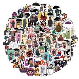 100 PCS Mixed Graffiti Skateboard Stickers Umbrella Academy For Car Laptop Pad Bicycle Motorcycle PS4 Phone Luggage Decal Pvc guitar Fridge