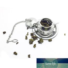 Stainless Steel Tea Strainer Herbal Philtre Teapot Shape Infuser Spice Flower Kitchen Teaware Accessories Ball sieb