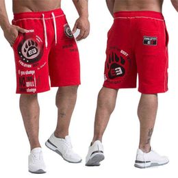 2018 Men's Casual Summer Shorts Sexy Sweatpants Male Fitness Bodybuilding Workout Man Fashion Short pants H1210