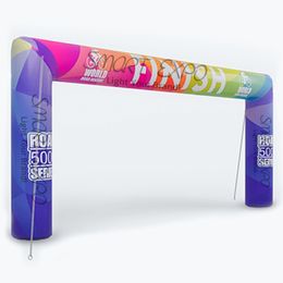 Sports Inflatable Arch Entrance 0.8xW8xH4m Advertising Square Archway with Custom Printing and Blower