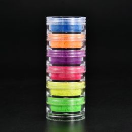 DHL Newest Neon Makeup Eyeshadow 6colors in 1 set Eye Shadow Powder Beauty cosmetics in stock