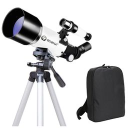 BELONA 70400 HD Astronomical Telescope with Tripod Monocular Moon Bird Watching Kids Gift Phone Star Finder Scope