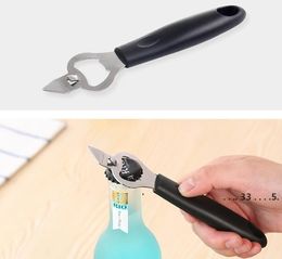 new Beer Bottle Opener Stainless Steel 3 IN 1 Bottle Pop-top Can Openers For Wedding Party Gift Kitchen Bar tools EWF5534