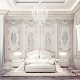 Wallpaper For Living Room Beautiful 3d Jane European Tv Background Embossed Wall Mural